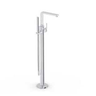 Bateria Wannowa Wolnostojąca Suit L Chrom A41287Exp Vitra - Baterie wannowe i prysznicowe - miniaturka - grafika 1