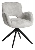 Krzesła - Nowoczesne krzesło THEO kolor jasnoszary - miniaturka - grafika 1