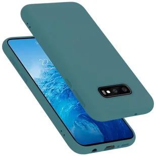 Pokrowiec Do Samsung Galaxy S10e Etui w LIQUID ZIELONY TPU Silikon Case Cover Obudowa Ochronny Cadorabo - Etui i futerały do telefonów - miniaturka - grafika 1