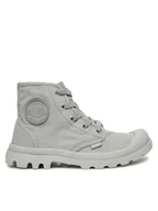 Botki damskie - Palladium Trapery 92352-093-M Szary - miniaturka - grafika 1