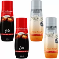 Syropy i koncentraty owocowe - Sodastream Zestaw koncentrat 2xCola 2xOrange-Mango - miniaturka - grafika 1