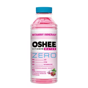 Napój witaminowy zero Oshee 555 ML o smaku czerwonych winogron i dragonfruit - Produkty energetyczne i izotoniki - miniaturka - grafika 1