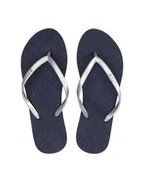 Klapki i japonki damskie - Roxy Japonki ARJL100682 Srebrny - miniaturka - grafika 1