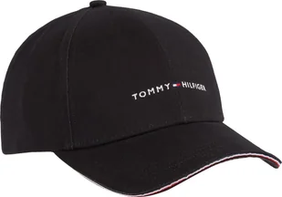 Tommy Hilfiger Czapka Z Daszkiem Th Corporate Cap Czarna Am0Am10536 Bds - Czapki męskie - miniaturka - grafika 1