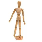 Pióra kulkowe - LENIAR Manekin 20cm kobieta Leniar 90595 - miniaturka - grafika 1