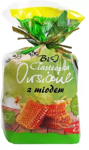 Bio Ania CIASTECZKA OWSIANE Z MIODEM BEZ DODATKU CUKRÓW BIO 150 g - - Zdrowa żywność - miniaturka - grafika 1