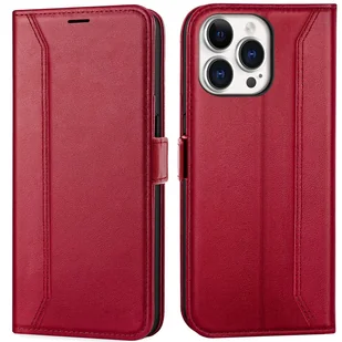Etui na telefon komórkowy iPhone 16 Pro składane etui ochronne, czerwone - Etui i futerały do telefonów - miniaturka - grafika 1