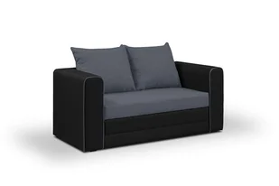Sofa kanapa rozkładana 2 os BETA szaro-czarna - Sofy i kanapy - miniaturka - grafika 1