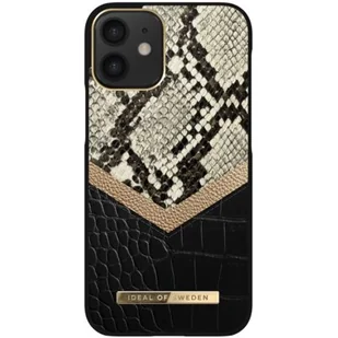 Ideal of Sweden Atelier Case Etui Obudowa do iPhone 12 Mini Midnight Python IDACSS20-I2054-199 - Etui i futerały do telefonów - miniaturka - grafika 1