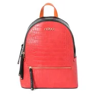 Plecaki - Plecak Nobo - NBAG-N3070-CM05 Czerwony z Czarnym - miniaturka - grafika 1