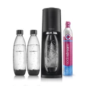 Saturatory - Zestaw SodaStream Saturator Terra czarny 2 Butelki - miniaturka - grafika 1