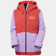 Kurtki narciarskie - Kurtka Narciarska damska Helly Hansen W Powchaser 2.0 Jacket Heather - miniaturka - grafika 1