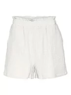 Spodenki damskie - VERO MODA Damskie szorty Vmnatali Hw Noos, Snow White, XS - miniaturka - grafika 1