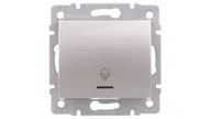 Wyłączniki światła i elektryczne - Kanlux Łącznik zwierny "dzwonek" z LED LOGI 02-1080-143 sr 25194 - miniaturka - grafika 1