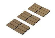 Meble modułowe i akcesoria - Podkładki filcowe samoprzylepne 44x16x4.5 mm 18 szt. - miniaturka - grafika 1