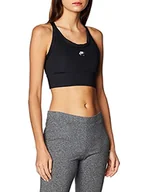 Biustonosze - Nike damski biustonosz sportowy Air Swoosh Czarny/Czarny/Biały XS - miniaturka - grafika 1