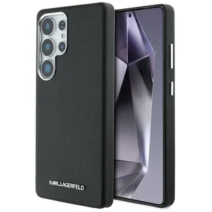 Etui KARL LAGERFELD Saffiano Full Wrapped Elongated Metal Logo MagSafe do Samsung Galaxy S25 Ultra Czarny - Etui i futerały do telefonów Etui KARL LAGERFELD Saffiano Full Wrapped Elongated Metal Logo MagSafe do Samsung Galaxy S25 Ultra Czarny - Etui i futerały do telefonów - miniaturka - grafika 1