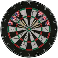 Dart - Markenlos Tarcza do rzutek  45 cm po obu stronach bespielbar Bar/Pub/W zestawie: 6 lotki dart tarczy do rzutków knajpie 17881 - miniaturka - grafika 1