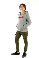 Bluzy dla chłopców - Levi's Kids Chłopięca bluza z kapturem Lvb Graphic Hoodie sweter, ciemnoszary (Dark Grey Heather), 16 Lat - miniaturka - grafika 1