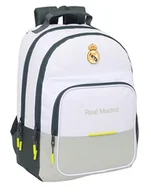 Plecaki szkolne i tornistry - Safta Real Madrid Equiipacion 25/26 plecak szkolny, idealny dla dzieci w różnych grupach wiekowych, wygodny i wszechstronny, jakość i wytrzymałość, 32 x 16 x 42 cm, biały, M, swobodny, biały, M - miniaturka - grafika 1