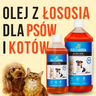 LAB V Olej z łososia dla psów i kotów 3x500ml - Suplementy i witaminy dla psów - miniaturka - grafika 2