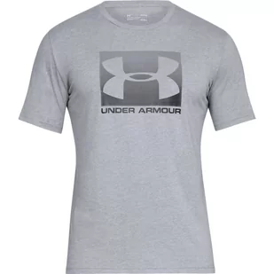 Under Armour, Koszulka męska, UA BOXED SPORTSTYLE SS 1329581-035, szary, rozmiar L - Koszulki męskie - miniaturka - grafika 1