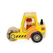Samochody i pojazdy dla dzieci - Drewniany Pojazd, Walec Drogowy | Egmont Toys  Uniw - miniaturka - grafika 1