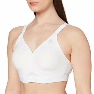 Odlo Damski biustonosz sportowy Bra Classic High Sportsbra biały biały 90 13121B - Biustonosze - miniaturka - grafika 1