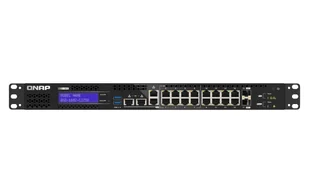 QNAP QGD-1602-C3758-16G łącza sieciowe Zarządzany L2 2.5G Ethernet (100/1000/2500) Czarny, Szary - Pozostałe akcesoria sieciowe - miniaturka - grafika 1