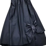 Spódnice - TEMU spódnica o długości do połowy łydki w kształcie litery A z nieregularnym dołem na jesień i zimę, charakteryzująca się eleganckim designem i - miniaturka - grafika 1