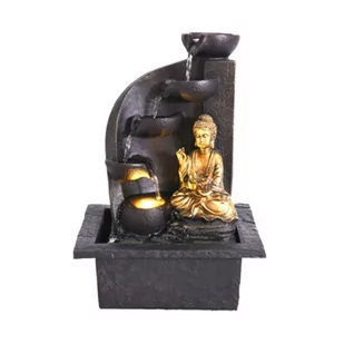 Fontanna ogrodowa Led Budda dekoracja - Fontanny ogrodowe - miniaturka - grafika 1