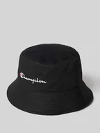 Czapki męskie - Czapka typu bucket hat z wyhaftowanym logo - miniaturka - grafika 1