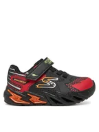 Buty dla chłopców - Skechers Sneakersy Flex-Glow Bolt- 400138N/BKRD Czarny - miniaturka - grafika 1