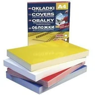 Okładki do laminatorów i bindownic - Okładka kartonowa do bindowania CHROMO A4 NATUNA niebieska błyszcząca (100szt) - miniaturka - grafika 1