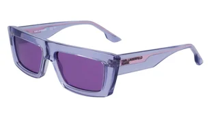 Okulary KARL LAGERFELD KLJ6147S56156. Okulary przeciwsłoneczne, Kolor PURPLE. Unisex. - Karl Lagerfeld - Okulary przeciwsłoneczne - miniaturka - grafika 1