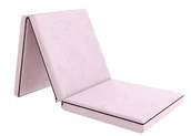Materace turystyczne - Materac turystyczny 80x200x9 rozkładany Kolor: Pudrowy róż - miniaturka - grafika 1