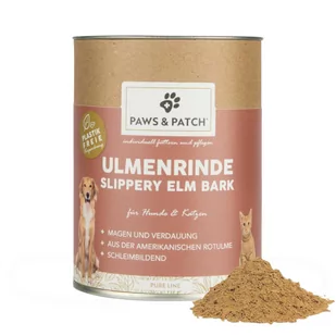 PAWS & PATCH Ulmenrinde Slippery Elm Bark - 100 g - Suplementy i witaminy dla psów - miniaturka - grafika 1