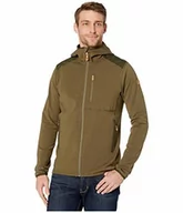 Bluzy męskie - FJÄLLRÄVEN Fjallraven Keb męska bluza polarowa z kapturem M zielony Laurel Green-deep Forest S 81878 - miniaturka - grafika 1