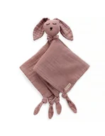 Szumiące zabawki - Yosoy Doudou friend 100% cotton muslin Dusty pink - miniaturka - grafika 1