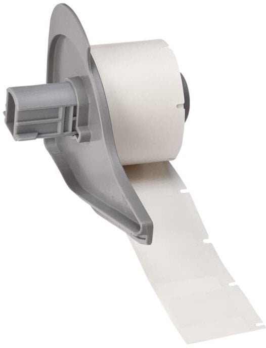 Brady, M7-19-427, Vinyl, selbstlaminierend, Weiß/Transparent, matt, 25.40 x 9.5325.40 mm, für Kabeldurchmesser von 2.70 - 5.10 mm, permanent 250 E. 173399