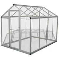 Klatki i wyposażenie dla ptaków - Vidaxl Ptaszarnia z aluminium 178x242x192 cm - miniaturka - grafika 1