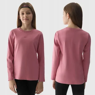 4F BLUZKA DZIEWCZĘCA LONGSLEEVE DZIECIĘCA JUNIOR SS24 - Bluzki damskie - miniaturka - grafika 1
