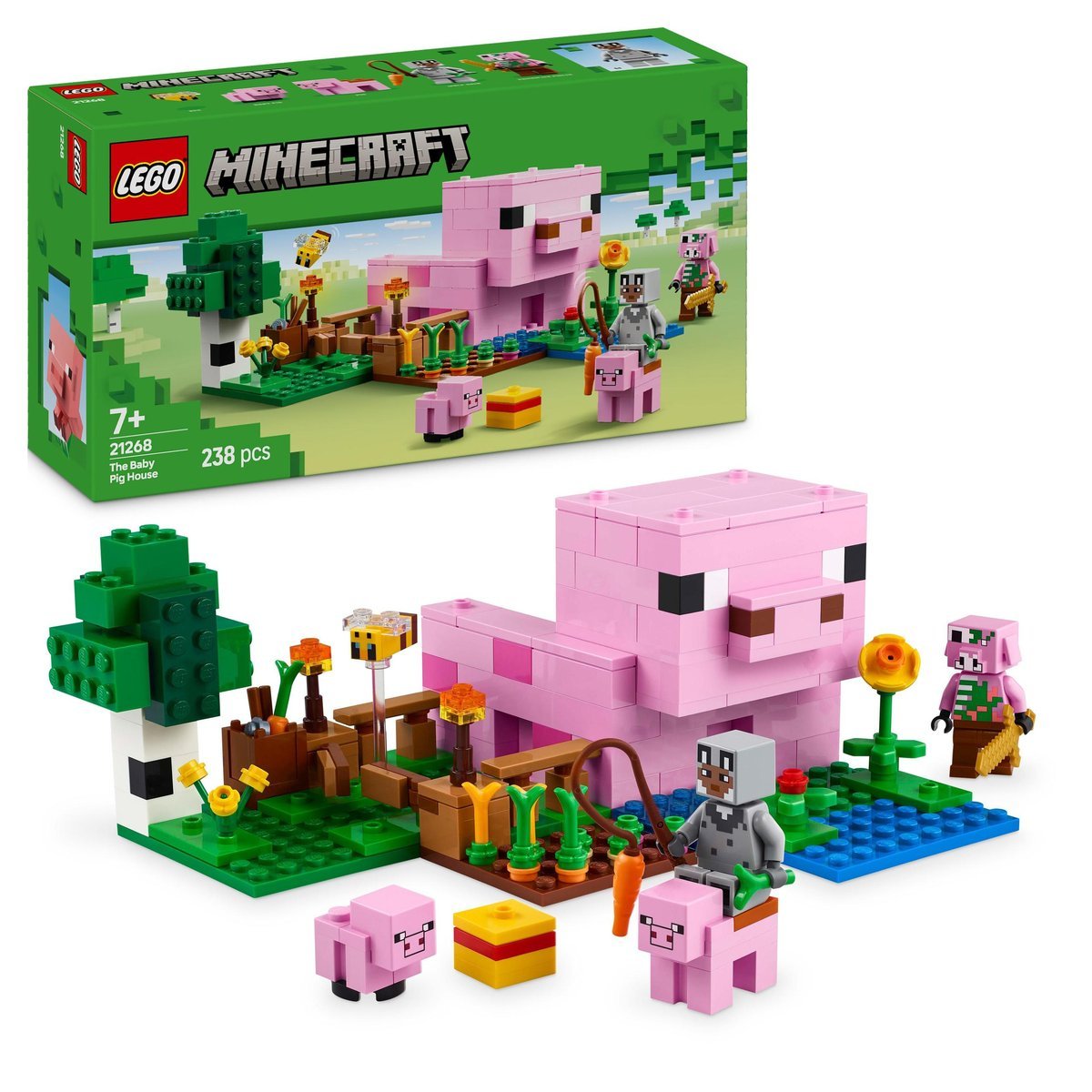 LEGO Minecraft Dom Prosiaczka 21268 4w1 + DARMOWY katalog PDF