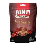 Przysmaki dla psów - RINTI Singlefleisch Exclusive Snack Pur 2 x 50 g Struś - miniaturka - grafika 1