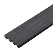 Podesty i deski tarasowe - Liderwood Deska Tarasowa Kompozytowa Solid Premium Antracyt – dł. 3 m - miniaturka - grafika 1