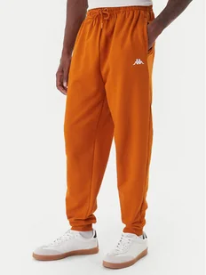 Kappa Spodnie dresowe 351Y41W XQF Beżowy Regular Fit - Spodnie sportowe męskie - miniaturka - grafika 1