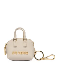 LOVE MOSCHINO Etui na klucze JC5412PP0NKZ0110 Écru - Etui na klucze - miniaturka - grafika 1
