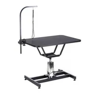 Meble kosmetyczne - Stół groomerski hydrauliczny L+ smycz BP-105 - miniaturka - grafika 1