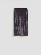 Spódnice - Reserved - Spódnica midi z cekinami - ciemnofioletowy - miniaturka - grafika 1