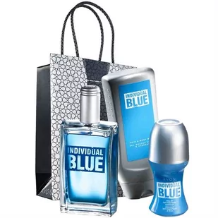 Avon Individual Blue, zestaw kosmetyków, 3 szt. + torebka prezentowa - Zestawy perfum męskich - miniaturka - grafika 3